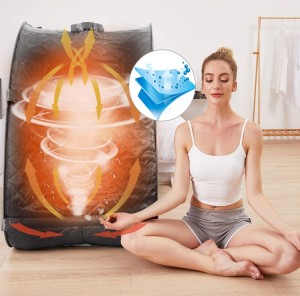 how to use portable steam sauna