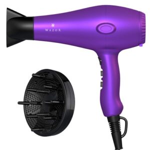 Wazor Lightweight Hair Dryer with Diffuser
