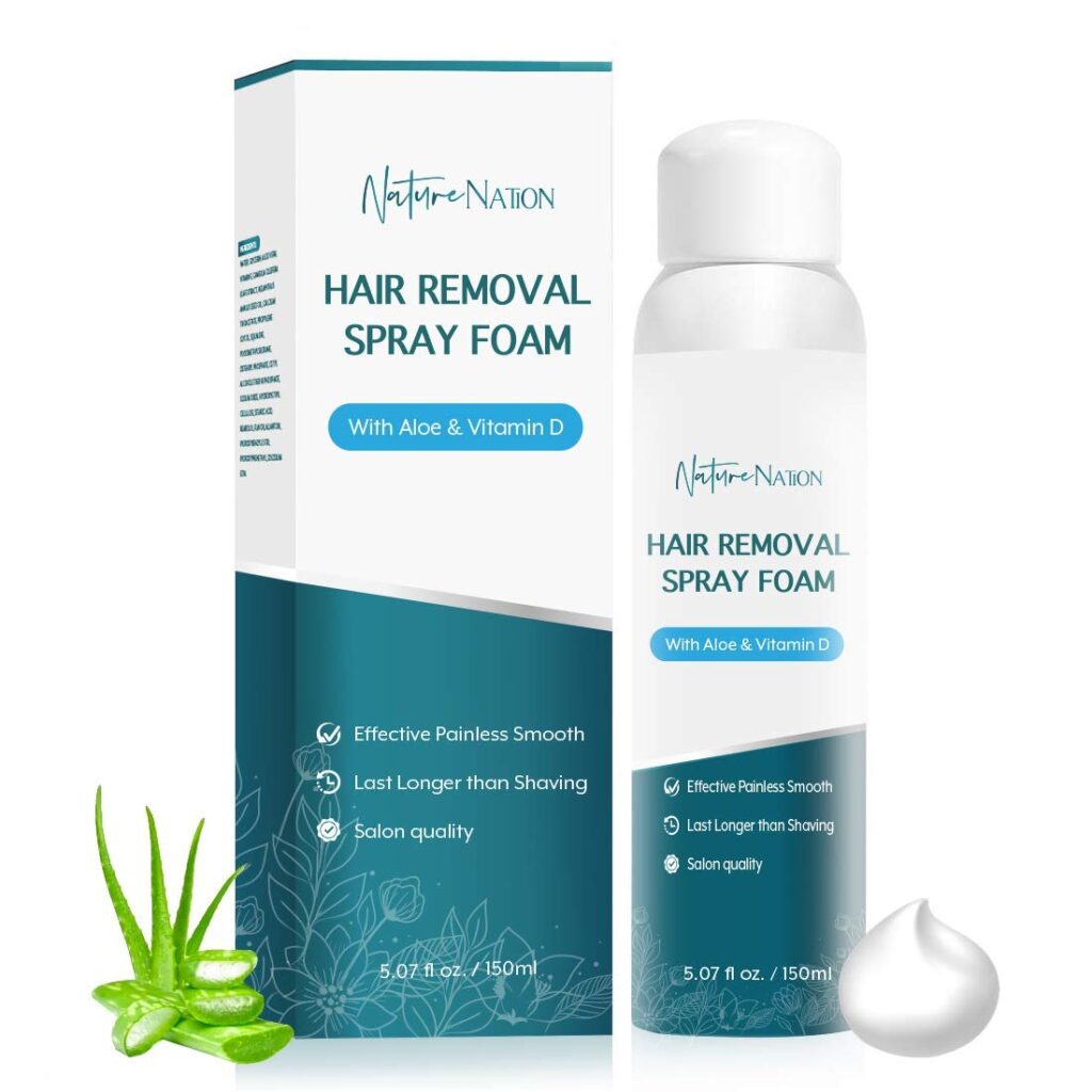 Hair Removal Spray Foam Nature Nation Hair Removal Cream