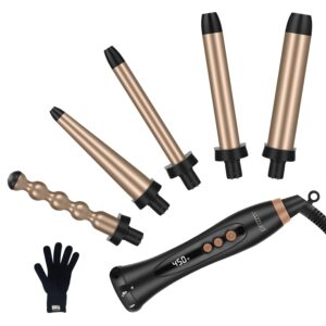 Prizm 5-in-1 Curling Iron Wand Set