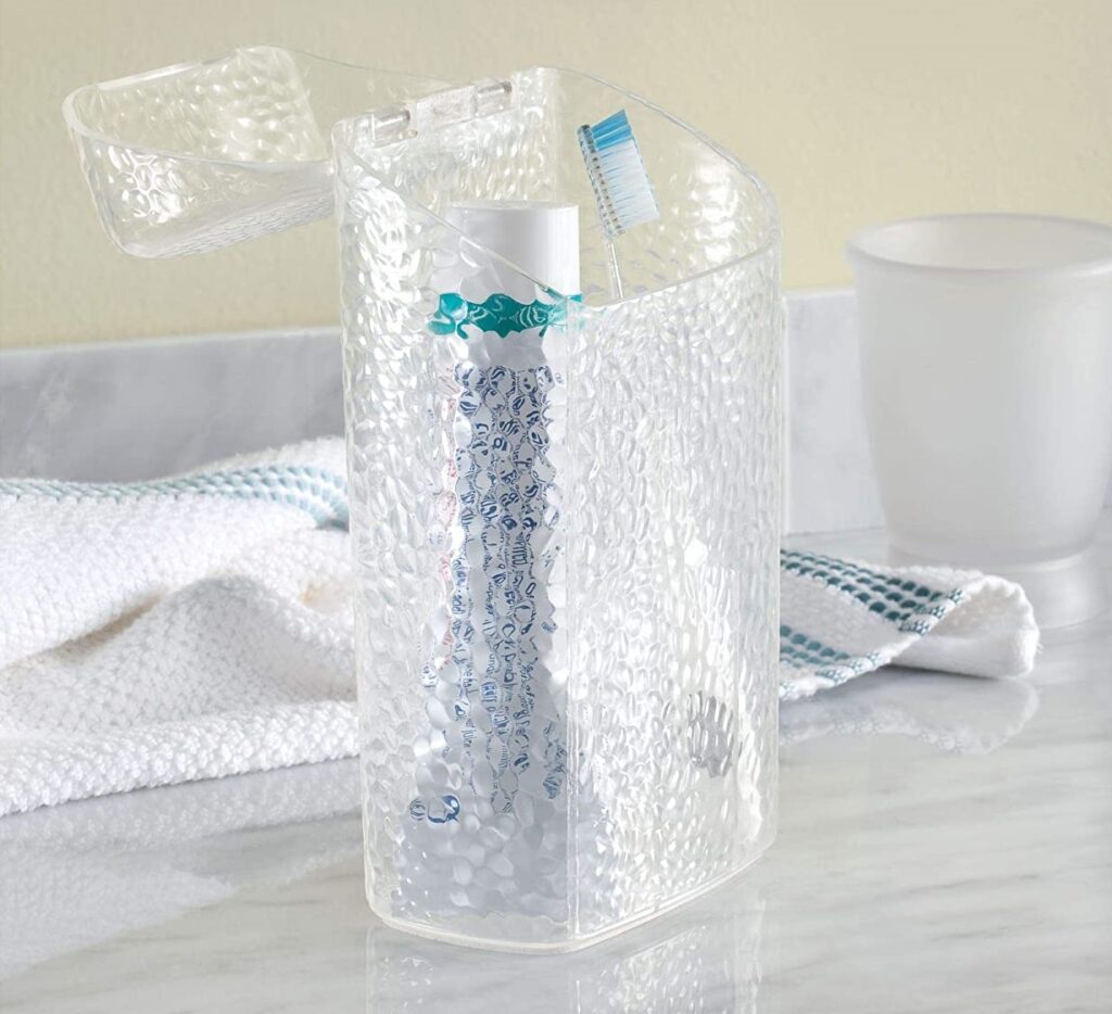 toothbrush holders with covers