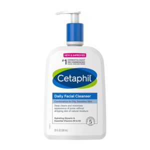 CETAPHIL best face wash for sensitive skin dermatologist recommended