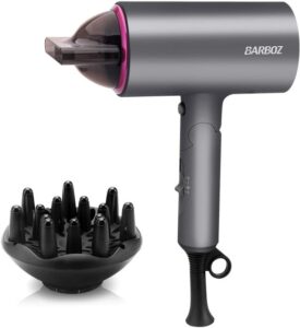 BARBOZ Foldable Powerful Home Lonic Best Low Wattage Hair Dryers